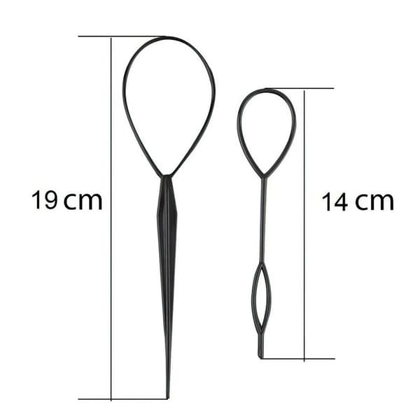 2st Hårstyling Clip Ponytail Maker Styling