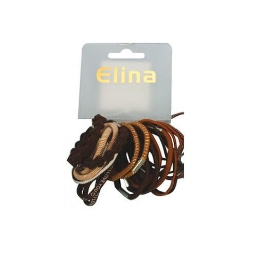Hårsnoddar - Elina, 24-Pack (Brun)