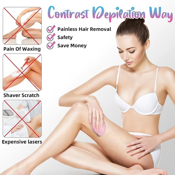 Hair Eraser Magic Crystal Painless Hair Remover Fast Exfoliate