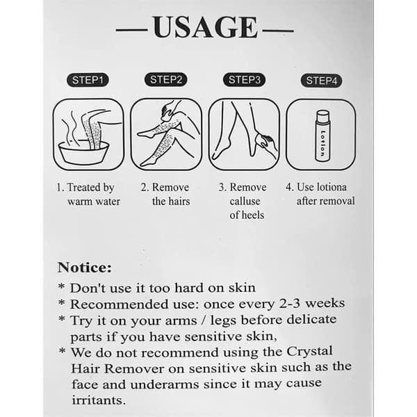 Hair Eraser Magic Crystal Painless Hair Remover Fast Exfoliate