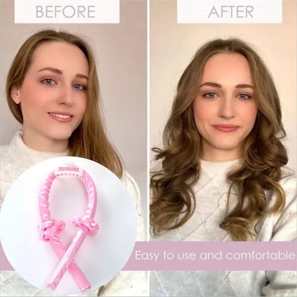 Hårstylingverktyg / Värmefri Hårlockare / Heatless Curls - Lila