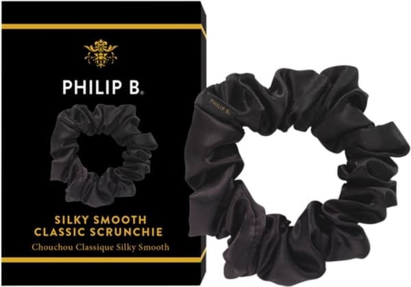Philip B - Classic Black Scrunchie