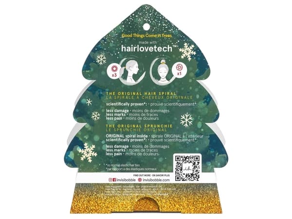 Invisibobble X-Mas Good Things Come In Trees Set - - 4 piece