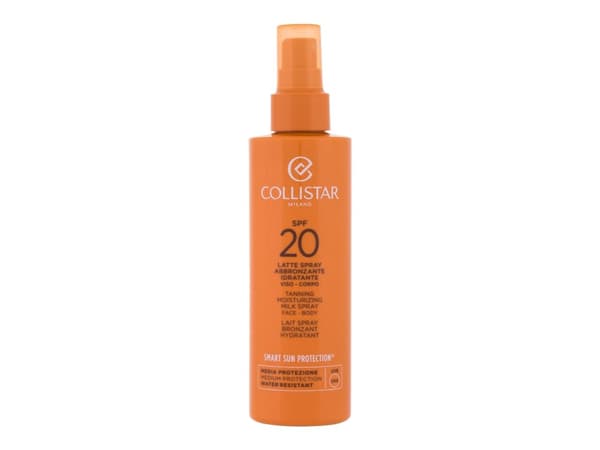 Collistar Tanning Moisturizing Milk Spray Face-Body SPF20 - Unisex - 200 ml