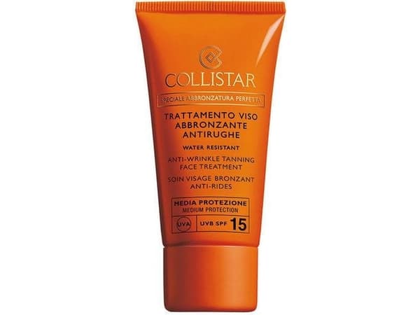 COLLISTAR ANTI-WRINKLE TANNING FACE TREATMENT SPF 15 50ML