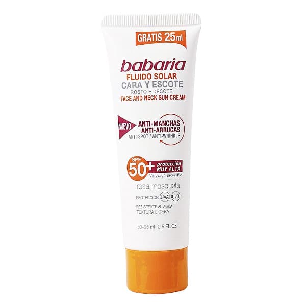 Solkrem Ansikt SOLAR ADN SENSITIVE Babaria Spf 50 (75 ml) (Unisex) (75 ml)