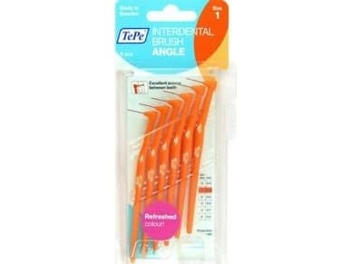 TePe Angle Interdental Brushes 1 Orange (0,45 mm) 6 pcs