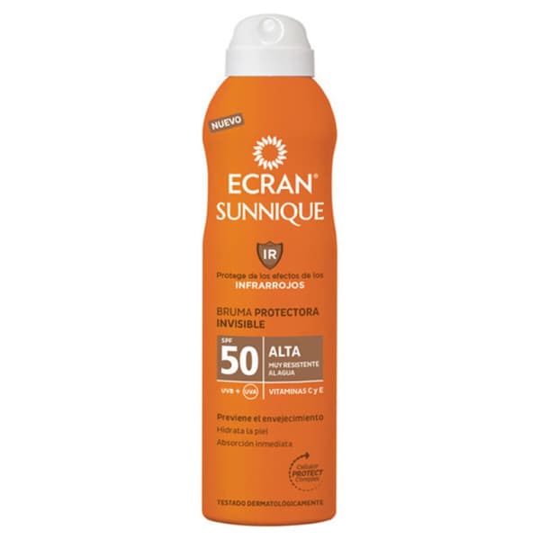 Spray Solbeskytter Ecran Ecran Sunnique SPF 50 (250 ml) 250 ml Spf 50