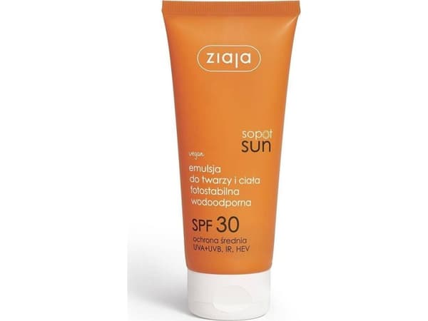 Ziaja Sopot Aurinkovoide kasvoille ja vartalolle SPF30 100ml