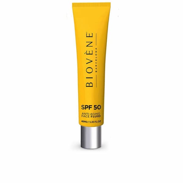 Solskjermkrem Biovène HYALURONIC ANTI-AGING Spf 50 40 ml Anti-aldring