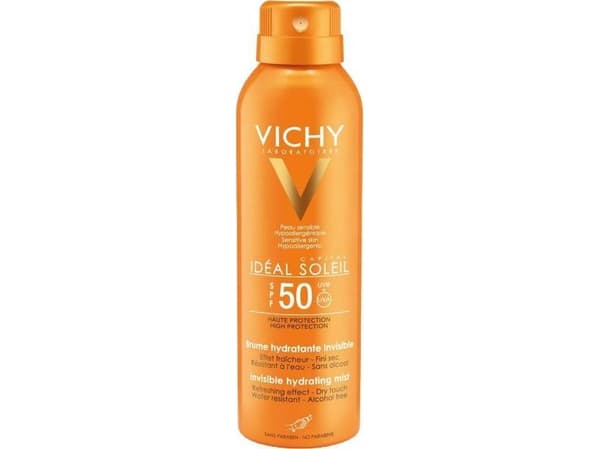Vichy Vichy Capital Soleil Invisible Hydrating Mist SPF50 Preparat do opalania ciała 200ml