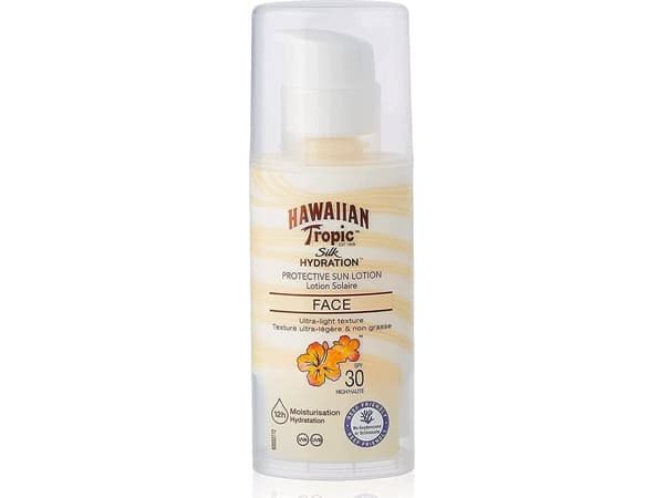 Hawaiian Tropic Silk Air Soft Face Solskyddsmedel Hawaiian Tropic Silk Air Soft Face Spf 30 50 ml Spf 30