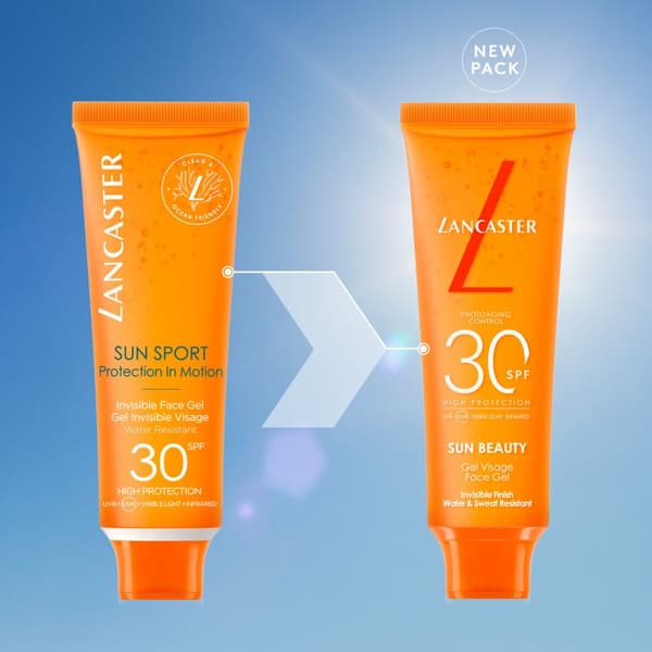 Solskyddsgel Lancaster SUN SPORT Spf 30 50 ml