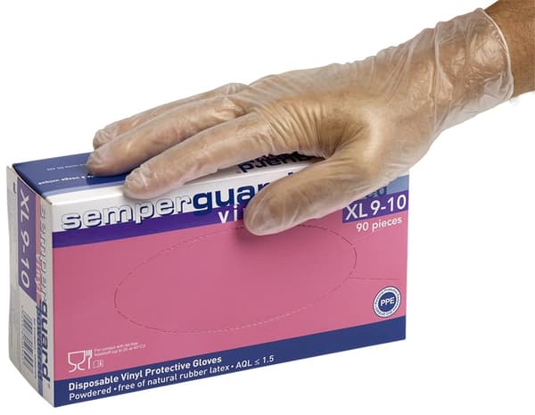 Semperguard Vinylhandskar puderfria 90st - XL