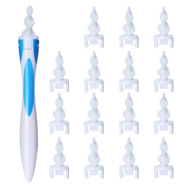 Smart Swab Öronrensare med 16 Stycken Utbytbara Spiraler