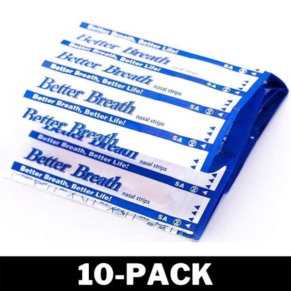 Næseplastre / Snorkelapper - Træk vejret lettere 10-Pack