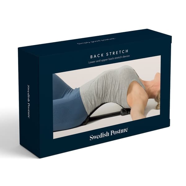 SWEDISH POSTURE Rygstrækker Sort
