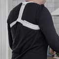 Miniatyrbilde 3 av 8: SWEDISH POSTURE Holdningsstøtte Flexi Hvit M-L