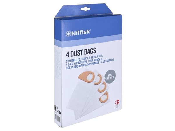 Nilfisk Dammsugarpåsar för Buddy II - 4-pack