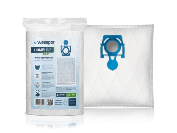 Wessper WES1001, Cylinderdammsugare, Dammpåse, Vit, Mikrofiber, Syntetisk, Zelmer, 2000, 2010, 49.4000, Aeromaster, Aeroplus, Aerosystem, Aquario 819