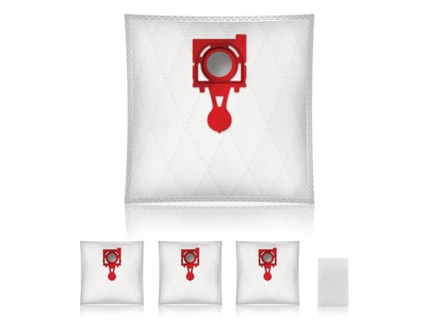 Wessper pölynimuripussi Zelmer Jupiter ZMB03K, IZ-49.4220PF, 49.4220, Safbag Red - synteettinen 4 kpl + suodatin