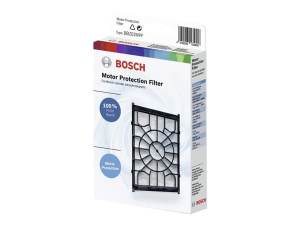 Bosch BBZ02MPF, Sylinteripölynimuri, Suodatin, Musta, Valkoinen, Bosch, BSGL5 / BGL5S, BGL70 / BGB7, BGL80 / BGL85 / BGB8, BGL31 / BGL4, BSGL3, BGL35