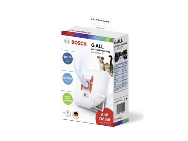 Bosch BBZAFGALL, Universaali, Pölypussi, Valkoinen, 100 g, 240 mm, 75 mm