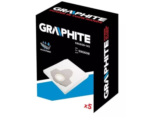 Graphite Graphite 59G608 dammsugarpåse 30L kapacitet 5 st (59G608-145)