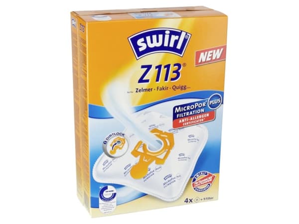 Swirl Z 113, Dammpåse, Vit, 4 styck