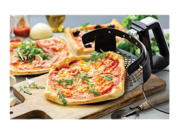 Philips Airfryer XXL Accessory Kit HD9953/00 Pizzasarja XXL, Lisätarvikepakkaus, Philips, Airfryer XXL: HD963x, HD965x, Musta, Terästä, 240 mm