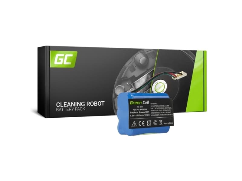 Green Cell PT130, Robotdammsugare, Batteri, Blå, Nickel-metallhydrid (NiMH), 2500 mAh, 7,2 V