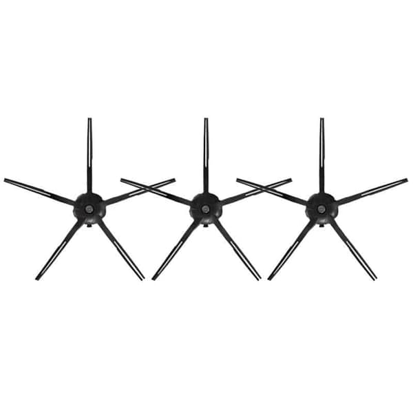 Sidoborstar till Roborock S6, S5 Max m.fl – 3p – Svarta