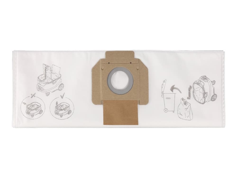Makita Akcesoria Makita W107418353 Paper dust bag (5 units) VC4210L/M