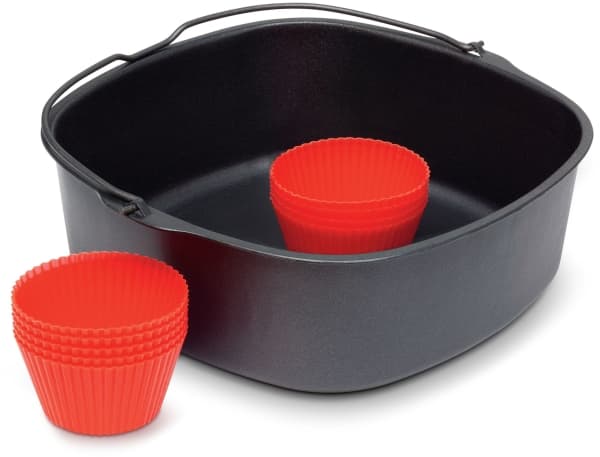 Philips Airfryer Accessory HD9945/01 Leivontasarja XL, Lisätarvikepakkaus, Philips, Airfryer XL HD924x, HD926x, Musta, Punainen, 240 mm, 240 mm