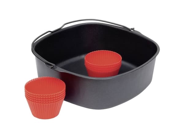 Philips Airfryer Accessory HD9945/01 Leivontasarja XL, Lisätarvikepakkaus, Philips, Airfryer XL HD924x, HD926x, Musta, Punainen, 240 mm, 240 mm
