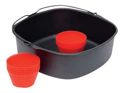 Philips Airfryer Accessory HD9945/01 Leivontasarja XL, Lisätarvikepakkaus, Philips, Airfryer XL HD924x, HD926x, Musta, Punainen, 240 mm, 240 mm