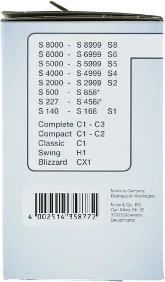 Miele Parquet Twister XL-3 - Borste - till dammsugare - för Miele S 5000, S 62XX, S 63XX, S 6760, S5211, S6210, S6230, S6240, S6290, S6310; S2; S4; S