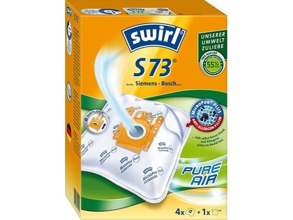 Swirl S73 støvsugerposer - 4-pakning
