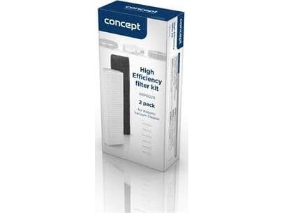 Concept VRP0020, Robotstøvsuger, Filter, Sort, Hvit, Konsept, VR2100, VR2110, VR3100, VR3110, VR3120, VR3210