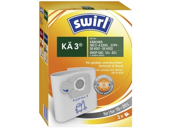KÄ 3® for våt- og tørrstøvsugere