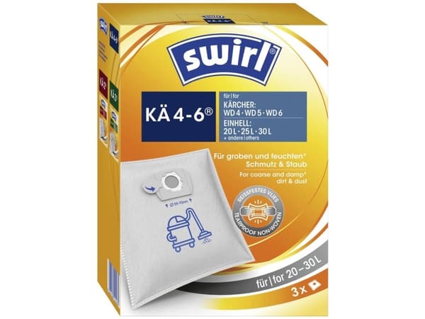 Swirl KÄ 4-6® Dammsugarpåse 3 st