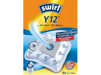 Swirl Y 12, Blå, Vit, Gul, 4 styck, 1 styck