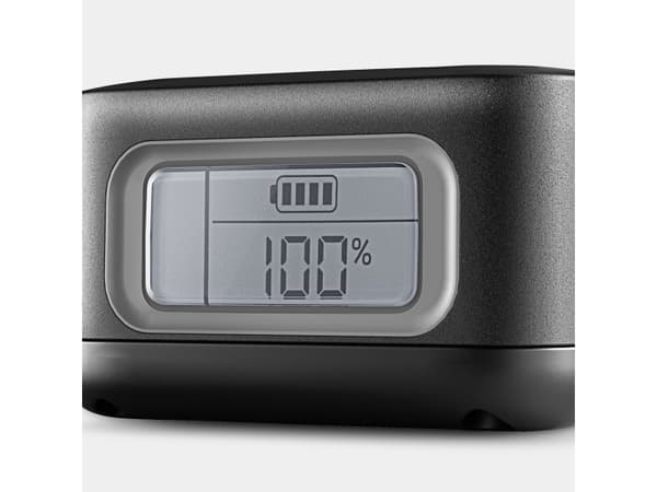 Kärcher 2.445-042.0, Batteri, Universal, Svart, Grå, Litium-Ion (Li-Ion), 3000 mAh, 18 V