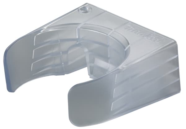Makita - Väggkonsol - till dammsugare - genomskinlig - för Makita CL001, CL001GZ02, CL107, CL108, DCL180, DCL182, DCL280, DCL281; LXT DCL281