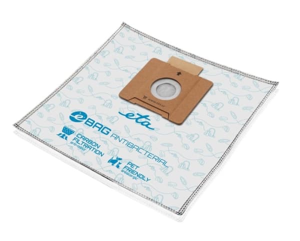 Vacuum cleaner ETA Vacuum cleaner bags Antibacterial ETA960068020 Suitable for all ETA, Gallet bagged vacuum cleaners and others (the list attached),