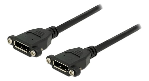 Delock Cable Displayport 1.1 female panel-mount > Displayport female p