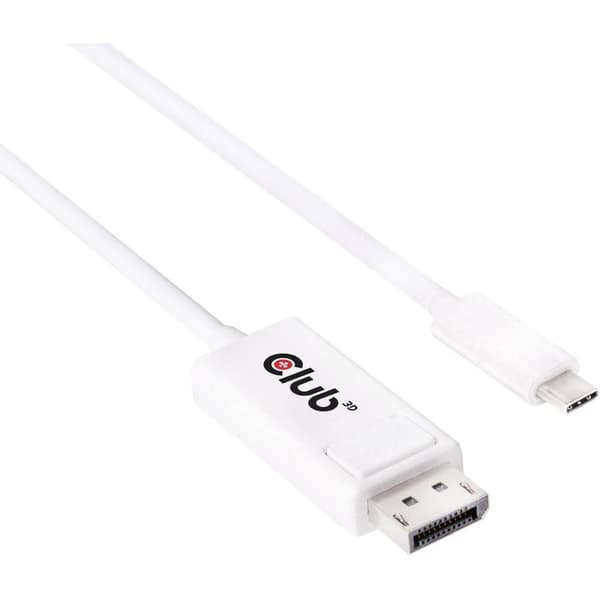 Club 3D USB 3.1 Type C -kaapeli DisplayPortiin 1.2m