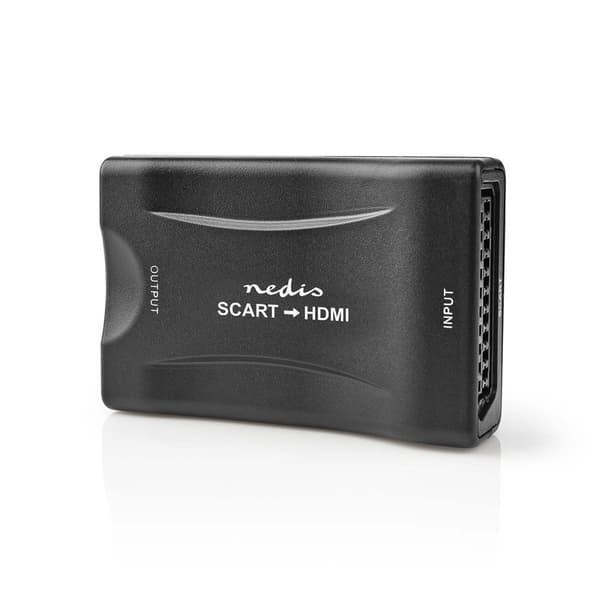 Nedis HDMI ™ Converter | SCART Hun | HDMI™ Output | 1-vejs | 1080p | 1.2 Gbps | ABS | Sort