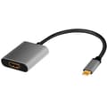 Miniatyrbild 2 av 5: LogiLink USB-C -> HDMI-adapter 4K/60Hz Aluminium 15cm