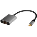 Miniatyrbild 1 av 5: LogiLink USB-C -> HDMI-adapter 4K/60Hz Aluminium 15cm